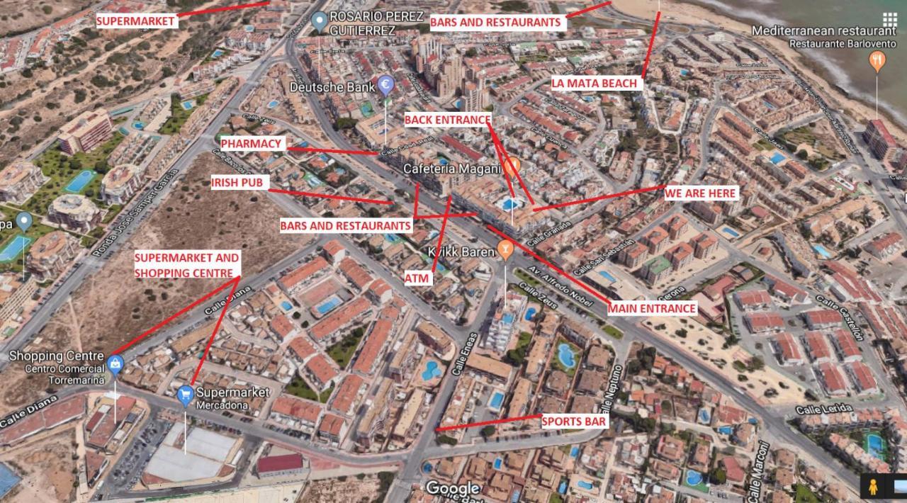 Apartment With Pool, Sea Views & Balcony Less Than 10Min Walk To La Mata Beach! Torrevieja Exteriör bild